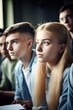 © altitudevisual - shot of a group of teenagers in class at university