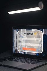 Wall Mural - job search concept, find your career, online website.