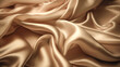 © puhimec - Smooth elegant beige silk fabric texture, generative AI.