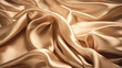 © puhimec - Smooth elegant beige silk fabric texture, generative AI.