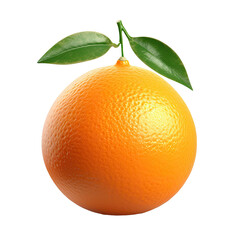 Poster - Orchard fresh orange on transparent background