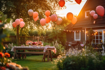 Nostalgic Garden Birthday Celebration