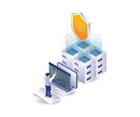 Analytical programmer language server data security