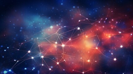 Wall Mural - modern digital abstract 3d background. can be used in the description of network abilities, technolo