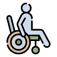 Wall Mural - A chair fitted with wheels for use who is unable to walk 