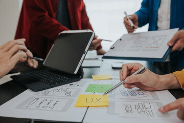 Program Designers, Creative Asia Team Brainstorm to develop creative digital farming Involved in every step of UX design.