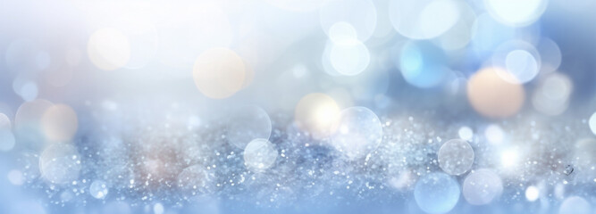 abstract shiny background shine bright christmas pastel bokeh light glowing texture. Generative AI.