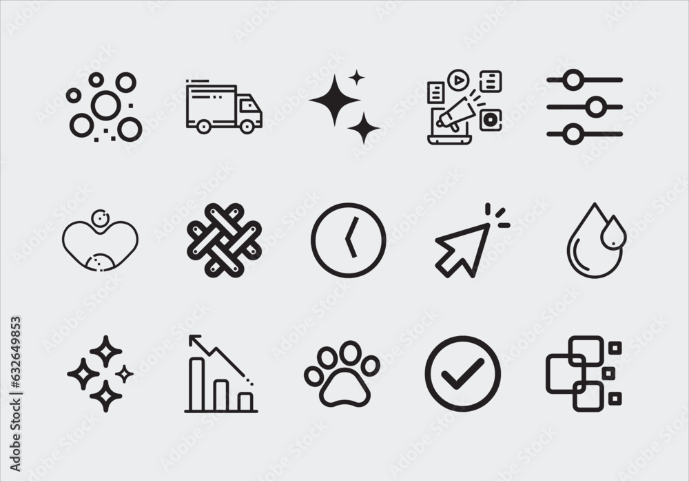 Personal Growth - thin line vector icon set. Pixel perfect. Editable ...