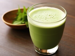 Healthy matcha green tea, a popular Japanese drink for human health. healthy drinks.