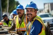 © NikoG - Group of mexican construction workers working on a project in california USA