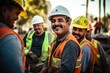 © CojanAI - Mexican construction workers working on a construction site in Los Angeles