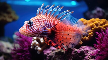 unique fish on coral reefs