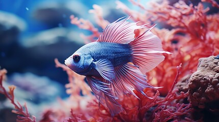 unique fish on coral reefs