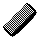 櫛のシルエット