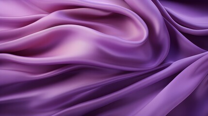 Purple Silk Fabric Texture with Beautiful Waves. Elegant Background for a Luxury Product