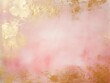 canvas print picture - Farbenspiel in Harmonie: Goldakzente auf sanftem Pink