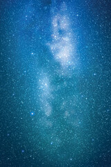 Poster - night starry sky. space vector background. milky way, stars and nebula