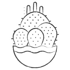 Wall Mural - Hand drawn Cactus Plant illustration icon