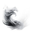© Perfect PNG - swirling tornado smoke mist frozen in an abstract futuristic 3d texture isolated on a transparent background, generative ai