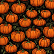 © STORYTELLER - Spooky pumkin artwork as a Halloween theme
