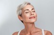 © Salsabila Ariadina - Close-up portrait of beautiful old woman with short hair