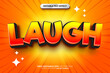 © md - Laugh Vector 3D Editable Text Effect Style or vector Laugh text effect template, editable text effect