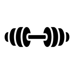 dumbbell Solid icon