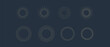 © Volodymyr - Vintage sunburst icons set. Sun rays. Radial sunset beams. Fireworks. Vector illustration.