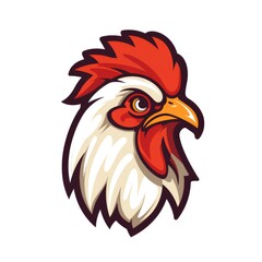 Wall Mural - Chicken mascot, AI generated Image