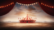 Circus Frame Background Circus Tent Background