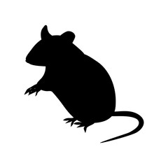 Wall Mural - mouse icon vector. rat illustration sign. jerboa symbol or logo.