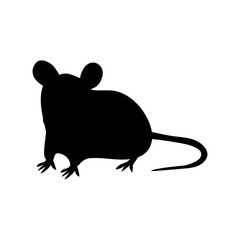 Wall Mural - mouse icon vector. rat illustration sign. jerboa symbol or logo.