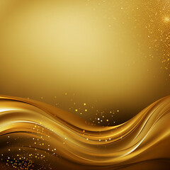 Wall Mural - Gold background design modern. light abstract golden, Generative AI.