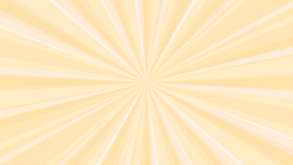 Wall Mural - Sun burst background in yellow color Geometric abstract design glow effect. Comic. Simply ray decoration. Circus style. Fantasy Vector illustration