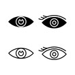 © zo3listic - Eye icon. Look and Vision icon. Eye vector icon