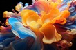 Barokowy Taniec Kolorów: Surrealistyczne Symulacje Płynów Emitujące Duchowe Aury Pod Półprzezroczystymi Płomieniami i Kaskadami Płynnego Smoły - Generative AI 9
