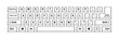 © Svitlana - Keyboard. Linear, black, computer keyboard, keyboard keys, English layout. Vector illustration