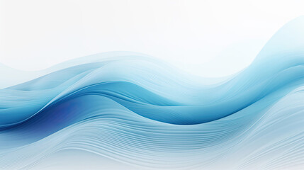 Wall Mural - abstract blue wave background