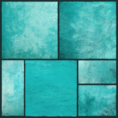 Poster - Turquoise marble texture. Abstract background. Natural luxury texture.