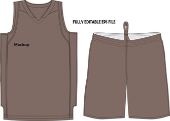 Wall Mural - Basketball Uniform Jersey Shorts Mock ups