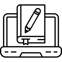 Poster - Online learning Icon