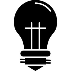 Wall Mural - Bulb Icon