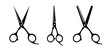 © Cali6ro - Vector illustration of various professional barber Scissors, vector 10 eps.