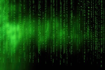Abstract background, digital data , green matrix