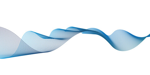 Abstract blue waves. Background lines wave abstract stripe design. White background, mesh abstract, vector blurred soft blend color background .	