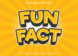 © Fuadi Alhusini - fun fact editable text effect template use for font style logo