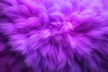 Abstract Bright Violet, Purple Artificial Fluffy Background.