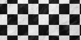 Fototapeta Natura - Seamless black and white checker or chess board marble tile background texture. Kitchen or bathroom natural stone wall, floor or countertop. A high resolution tileable luxury pattern 3D, Generative AI