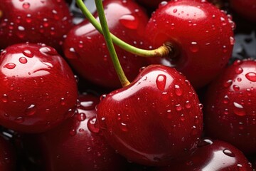 Wall Mural - Cherry background