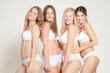 © Connect Images - Young women posing in underwear, real women